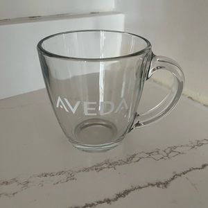 Glass Aveda Tea/Coffee Mug